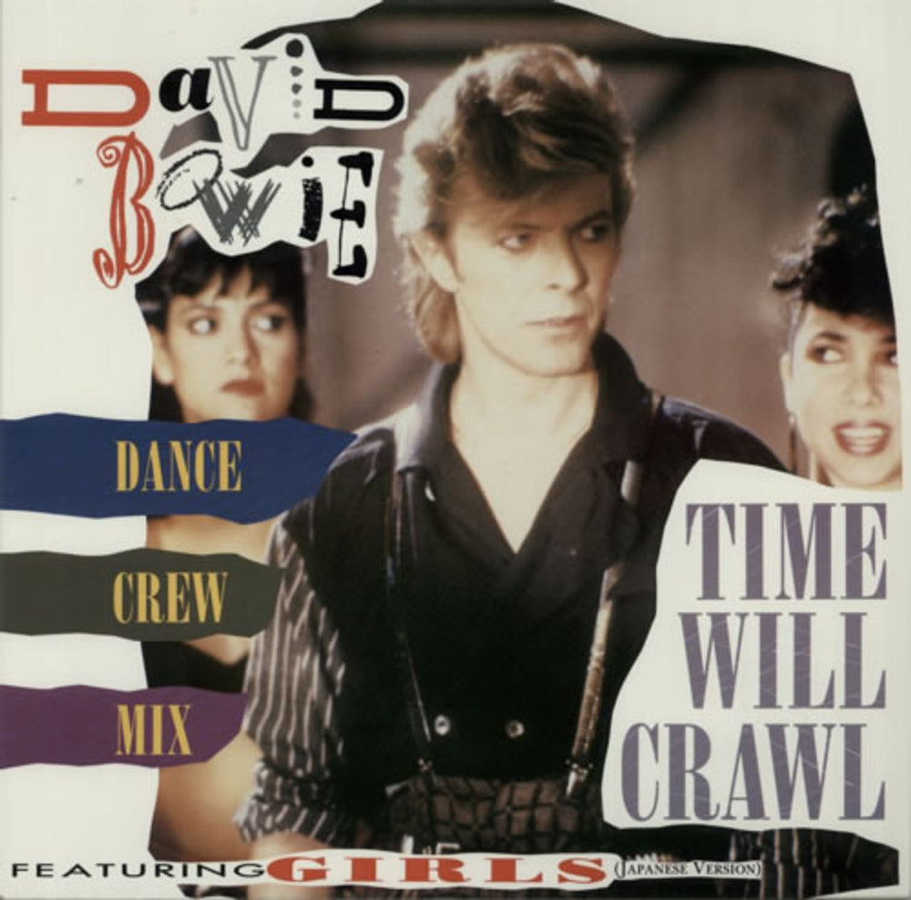 David Bowie Time Will Crawl - Dance Crew Mix UK 12" vinyl single (12 inch record / Maxi-single) 12EAX237