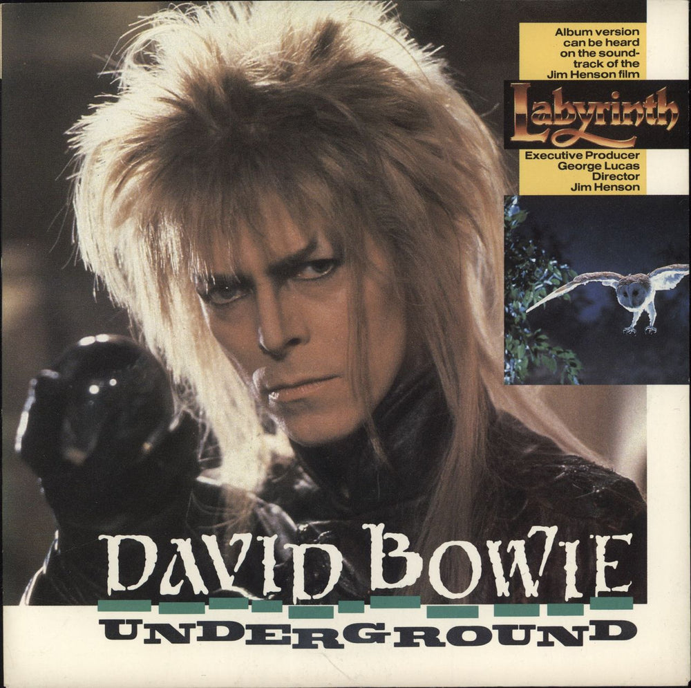 David Bowie Underground UK 7" vinyl single (7 inch record / 45) EA216