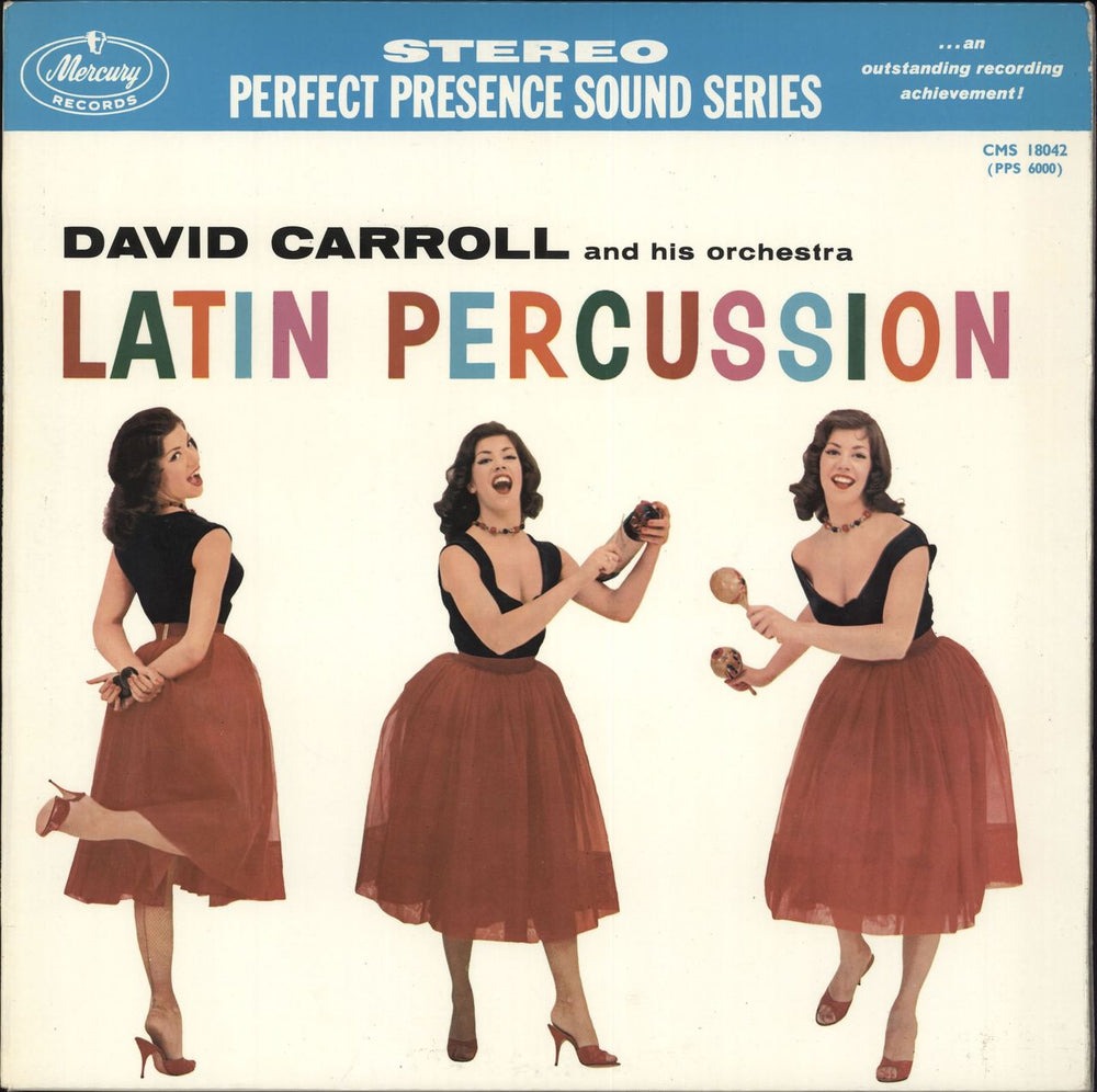 David Carroll Latin Percussion UK vinyl LP album (LP record) CMS18042