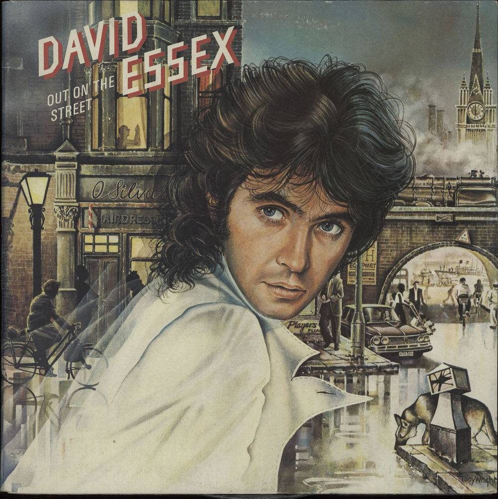 David Essex Out On The Street Australian vinyl LP album (LP record) SBP234886