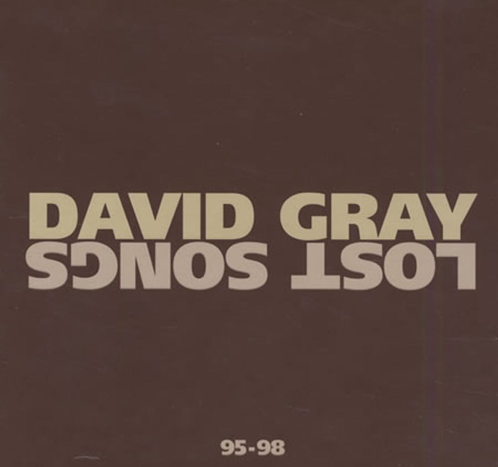 David Gray Lost Songs 95-98 UK CD album (CDLP) IHTCD002