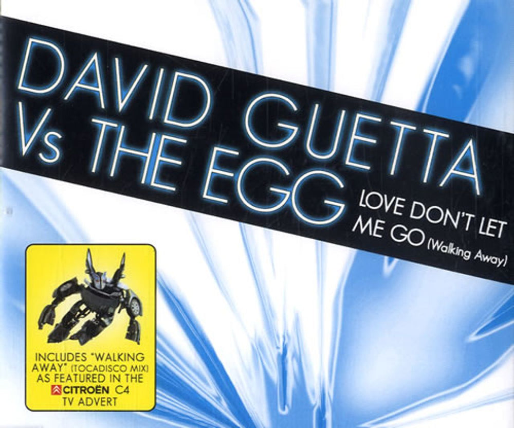 David Guetta Love Don't Let Me Go (Walking Away) UK CD single (CD5 / 5") CDGUS542