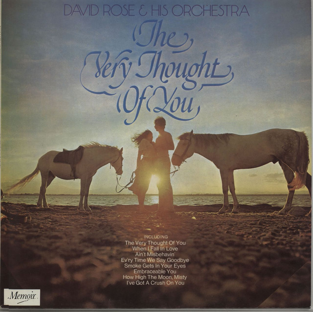 David Rose The Very Thought Of You UK vinyl LP album (LP record) MOIR102