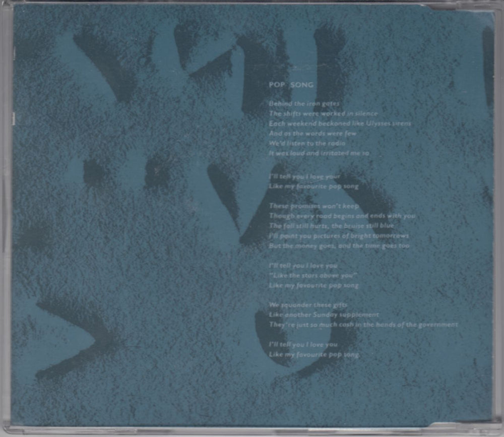 David Sylvian Pop Song - Slide-out Box - EX UK CD single (CD5 / 5") 1989