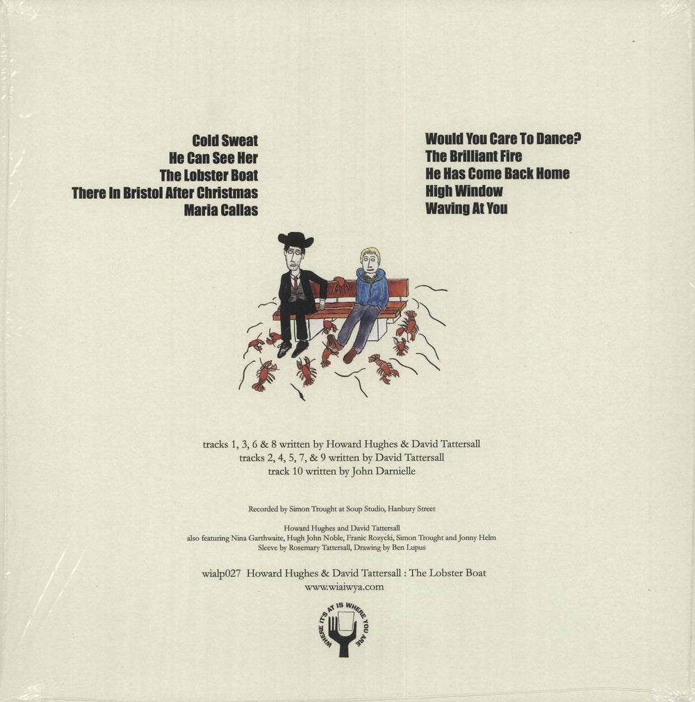 David Tattersall The Lobster Boat + Shrink UK vinyl LP album (LP record)