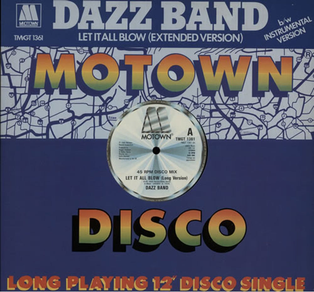 Dazz Band Let It All Blow (Long Version) UK 12" vinyl single (12 inch record / Maxi-single) TMGT1361