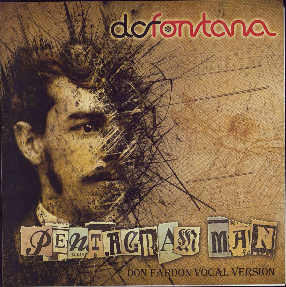 DC Fontana Pentagram Man UK 7" vinyl single (7 inch record / 45) ROR037HS24
