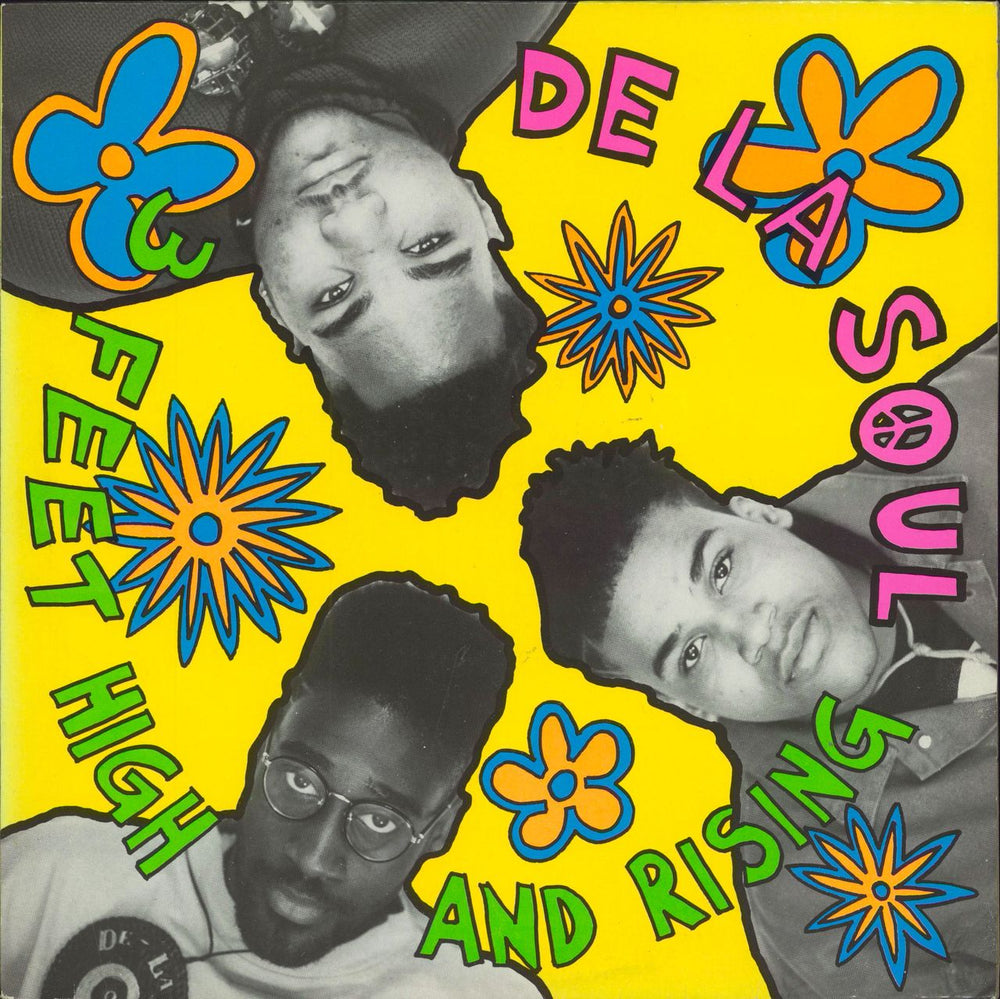 De La Soul 3 Feet High And Rising + Flyer German vinyl LP album (LP record) 33195