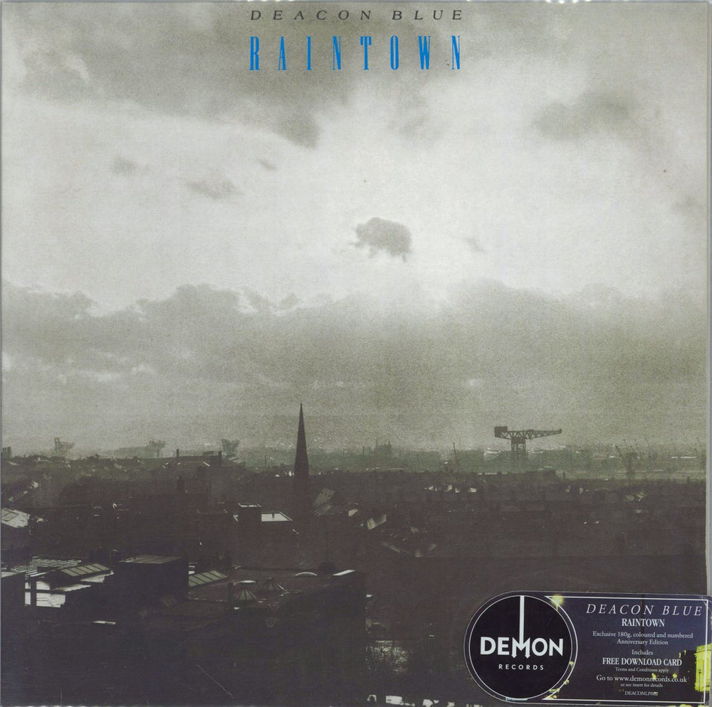 Deacon Blue Raintown - 180g Blue Vinyl UK vinyl LP album (LP record) DEACONLP002