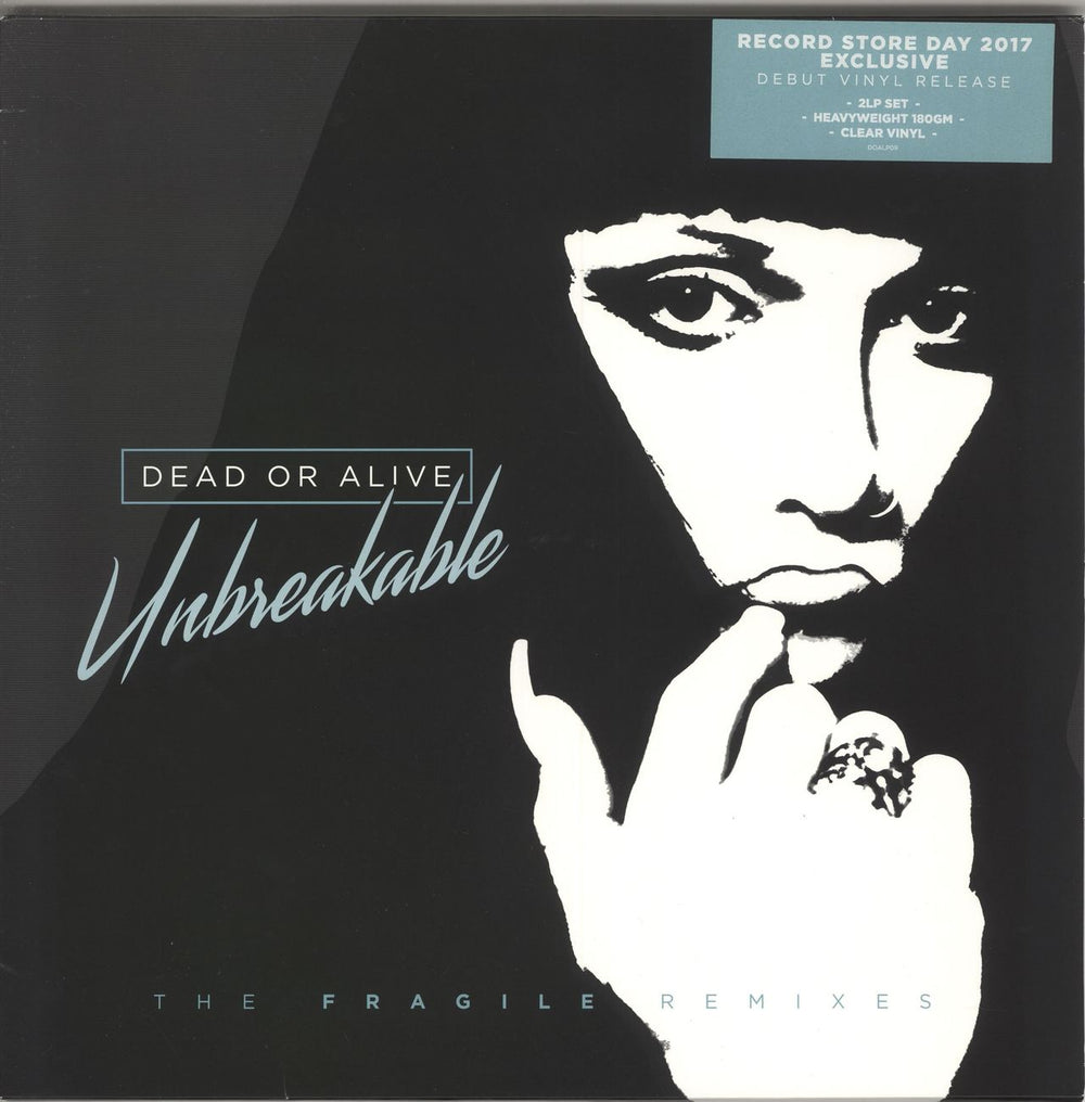 Dead Or Alive Unbreakable (The Fragile Remixes) - Clear Vinyl - RSD 17 UK 2-LP vinyl record set (Double LP Album) DOALP09