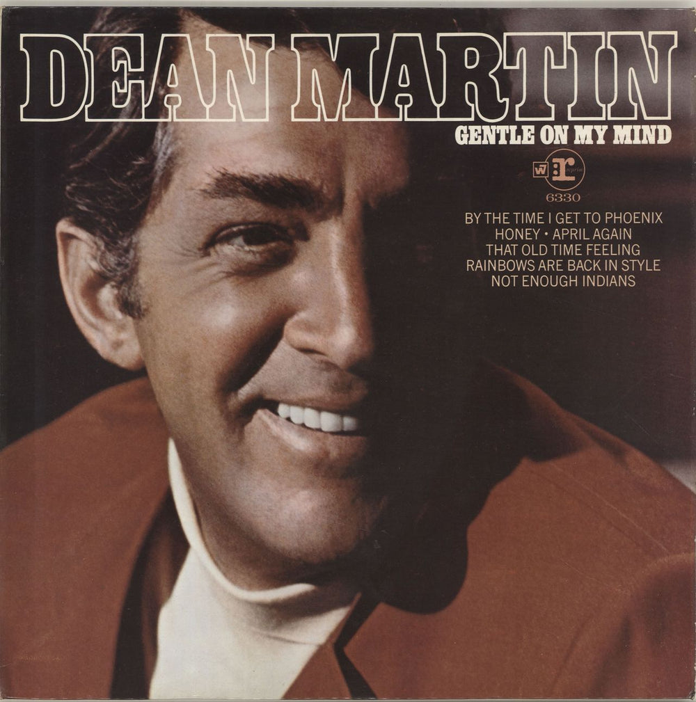 Dean Martin Gentle On My Mind UK vinyl LP album (LP record) RLP6330