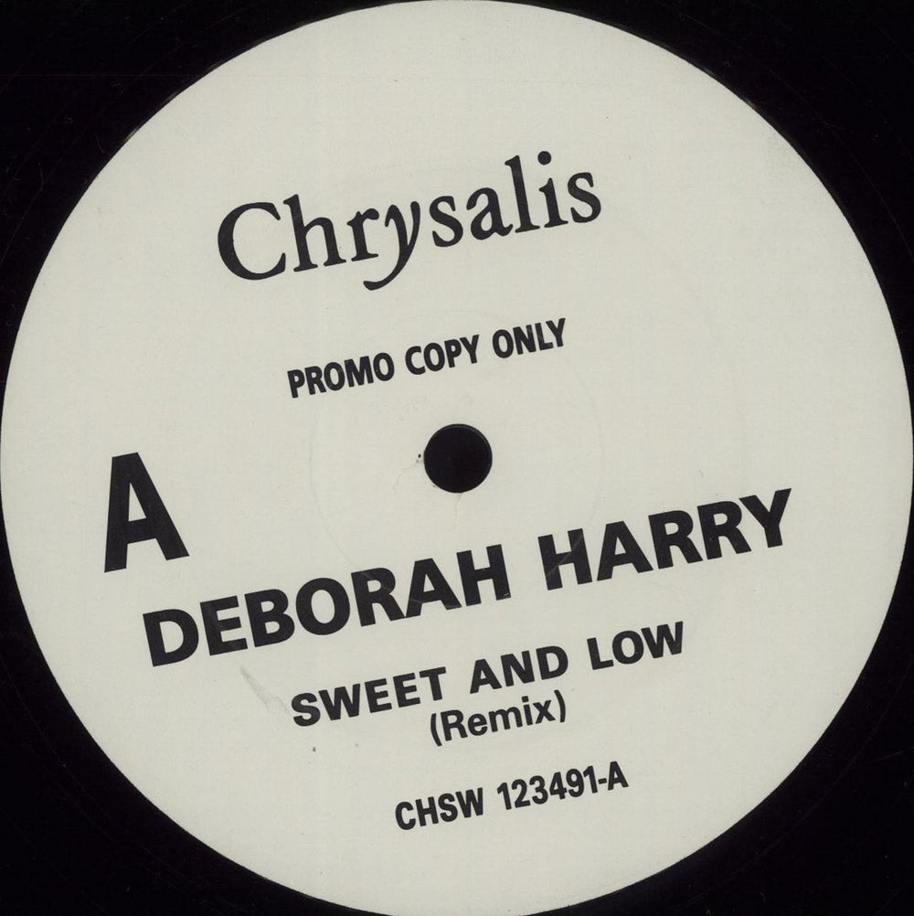 Debbie Harry Sweet & Low UK Promo 12" vinyl single (12 inch record / Maxi-single) CHSW123491