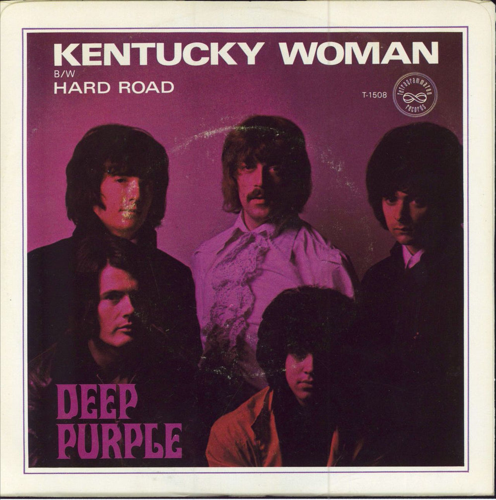 Deep Purple Kentucky Woman US 7" vinyl single (7 inch record / 45) T-1508