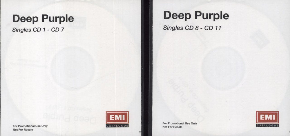 Deep Purple Singles UK Promo CD-R acetate CDR