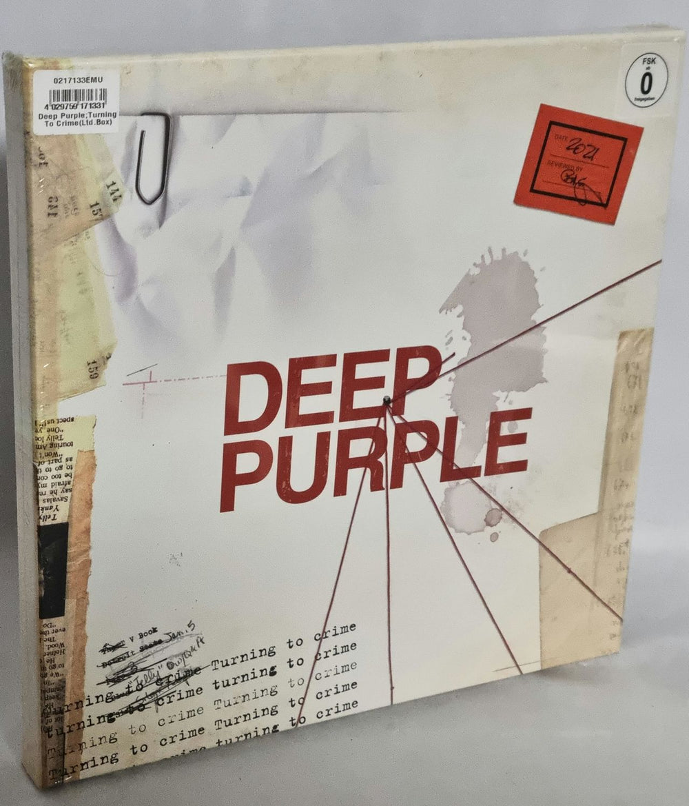 Deep Purple Turning To Crime - 5 x 12" Vinyl & DVD Box Set - Sealed UK box set 0217133EMU