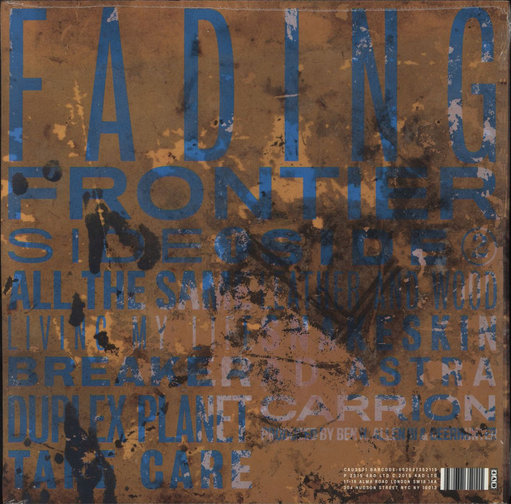 Deerhunter Fading Frontier - 180gm Vinyl - Sealed UK vinyl LP album (LP record) 652637352115