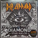Def Leppard Diamond Star Halos - Clear Vinyl - Sealed UK 2-LP vinyl record set (Double LP Album) 3894516