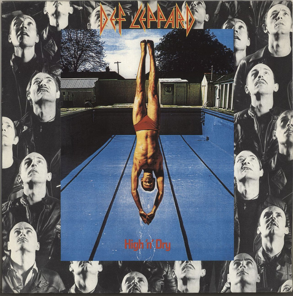 Def Leppard High 'N' Dry Dutch vinyl LP album (LP record) 6359045