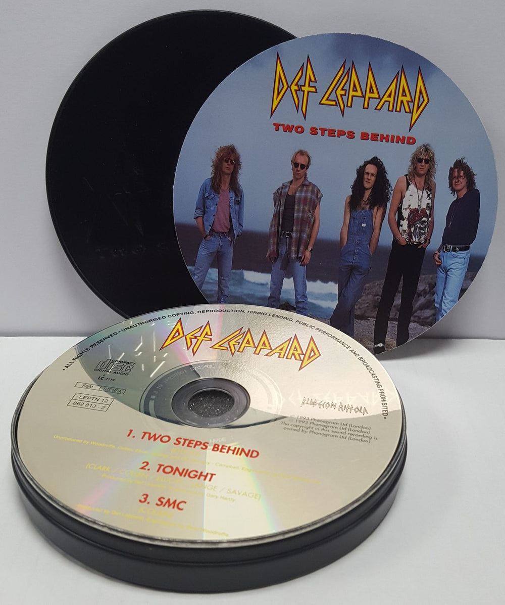 Def Leppard Two Steps Behind - Tin UK CD single (CD5 / 5") DEFC5TW21943