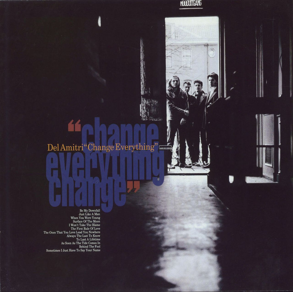 Del Amitri Change Everything + inner UK vinyl LP album (LP record) 395385-1