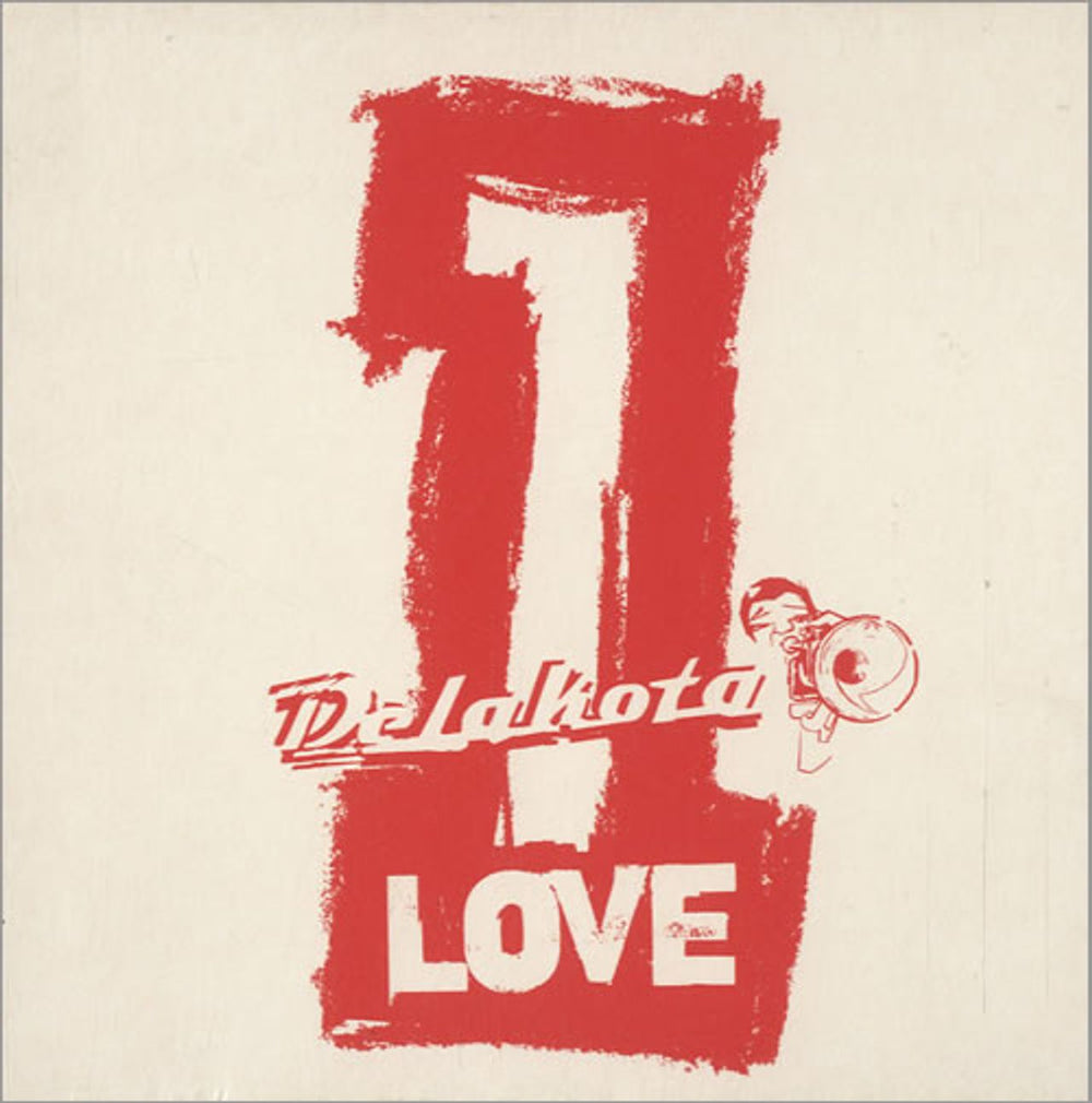 Delakota One Love UK Promo CD single (CD5 / 5") PROLOVECD01