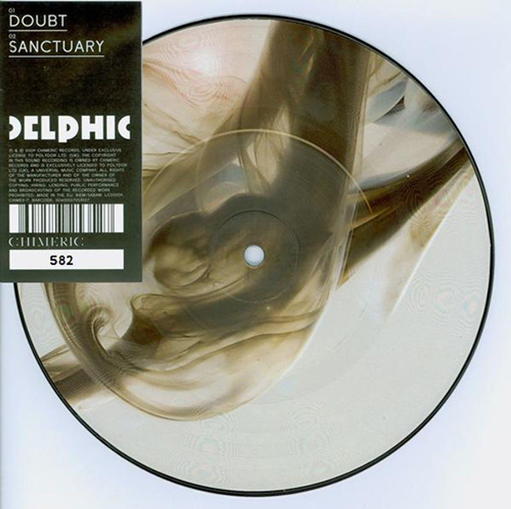 Delphic Doubt - Numbered UK 7" vinyl single (7 inch record / 45) CHIME2-7