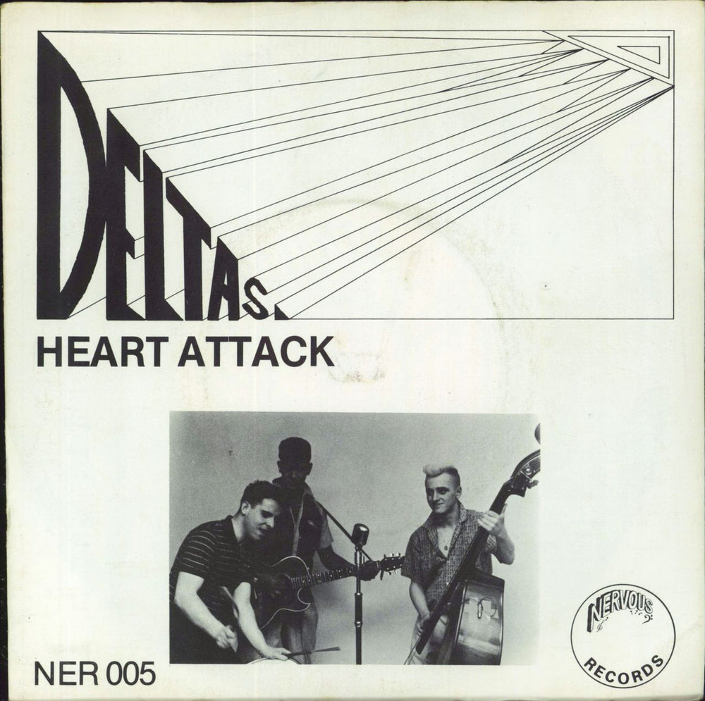 Deltas Heart Attack UK 7" vinyl single (7 inch record / 45) NER005