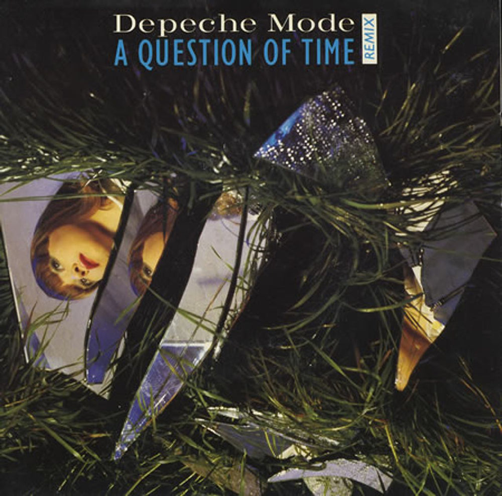 Depeche Mode A Question Of Time (Remix) UK 7" vinyl single (7 inch record / 45) 7BONG12