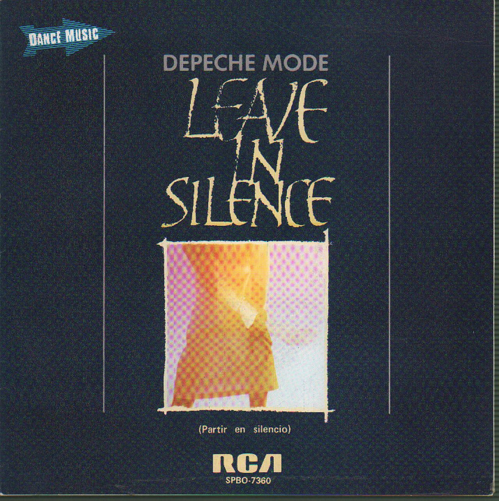 Depeche Mode Partir En Silencio (Leave In Silence) Spanish Promo 7" vinyl single (7 inch record / 45) SPBO-7360