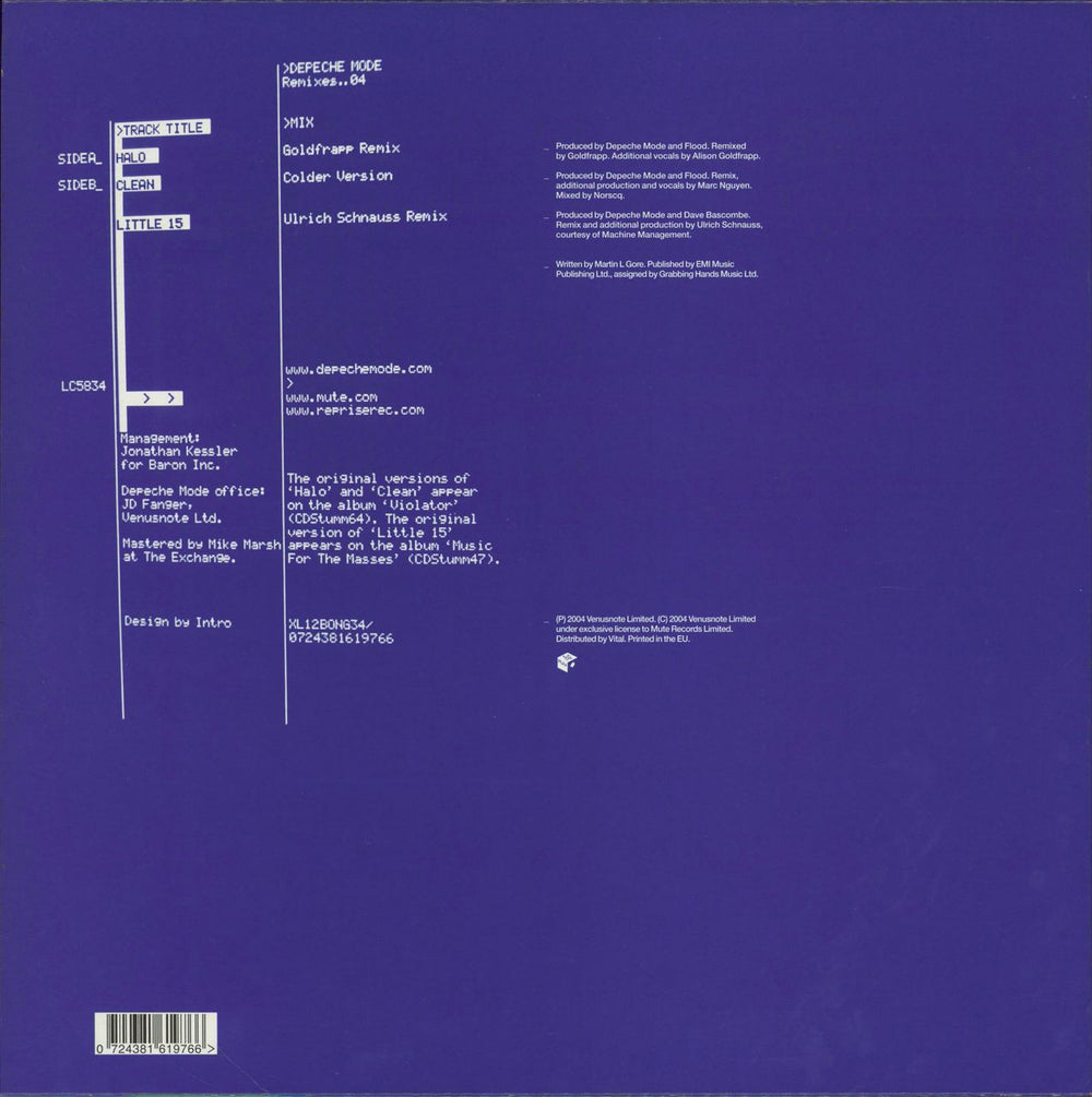 Depeche Mode Quantity of Three 12" Remixes 04 Singles UK 12" vinyl single (12 inch record / Maxi-single) 2004