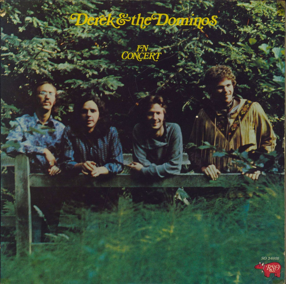 Derek And The Dominos In Concert - VG US 2-LP vinyl record set (Double LP Album) SO2-8800