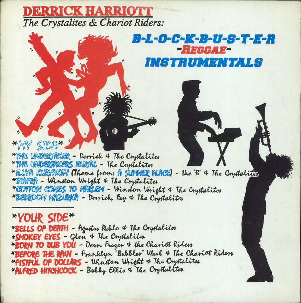 Derrick Harriott Blockbuster Reggae Instrumentals Jamaican vinyl LP album (LP record) CLP1014