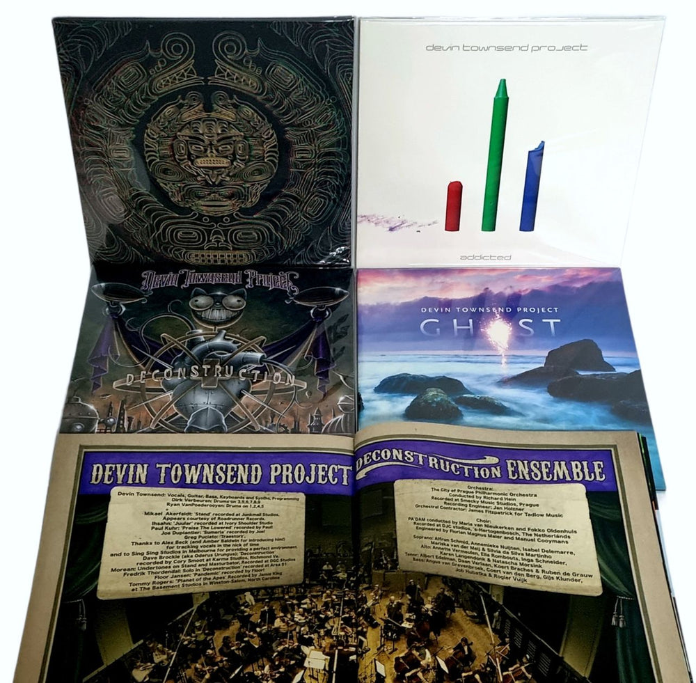 Devin Townsend Eras I - Black 180 Gram UK Vinyl Box Set 190758273518