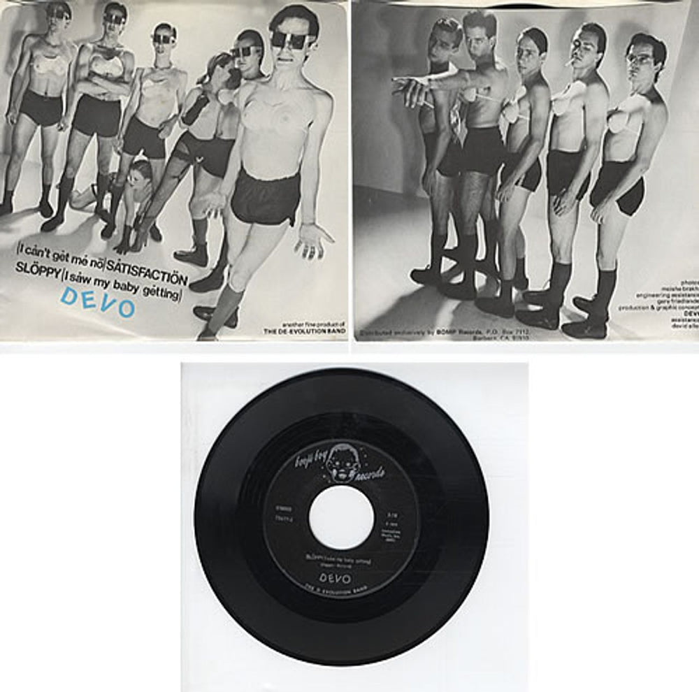 Devo (I Can't Get Me No) Satisfaction US 7" vinyl single (7 inch record / 45) 72843-1