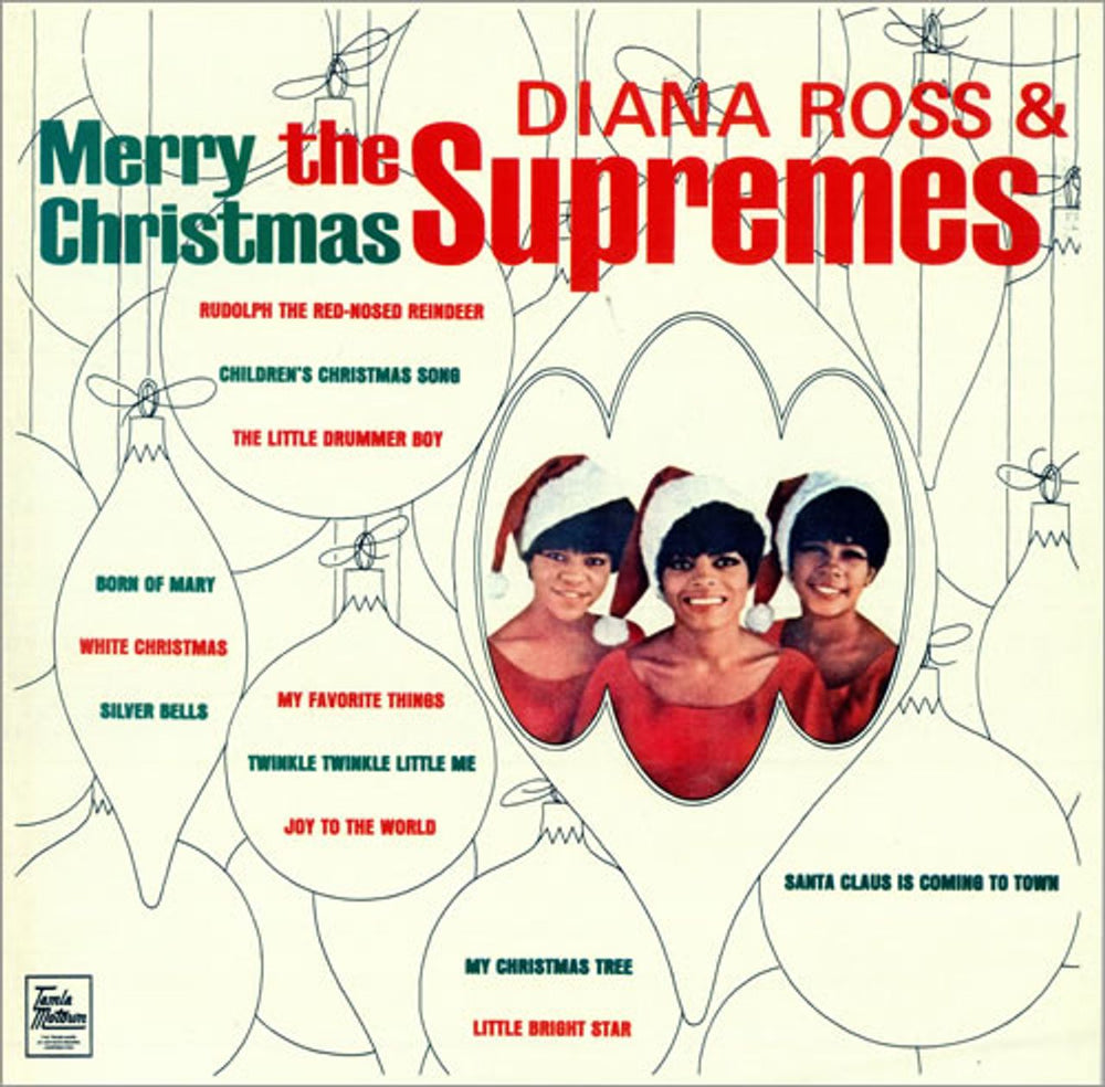 Diana Ross & The Supremes Merry Christmas UK vinyl LP album (LP record) STMS5084