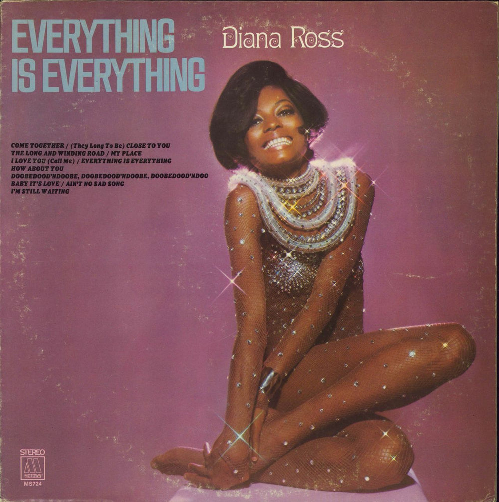 Diana Ross Everything Is Everything - White label US Promo vinyl LP album (LP record) MS-724DJ