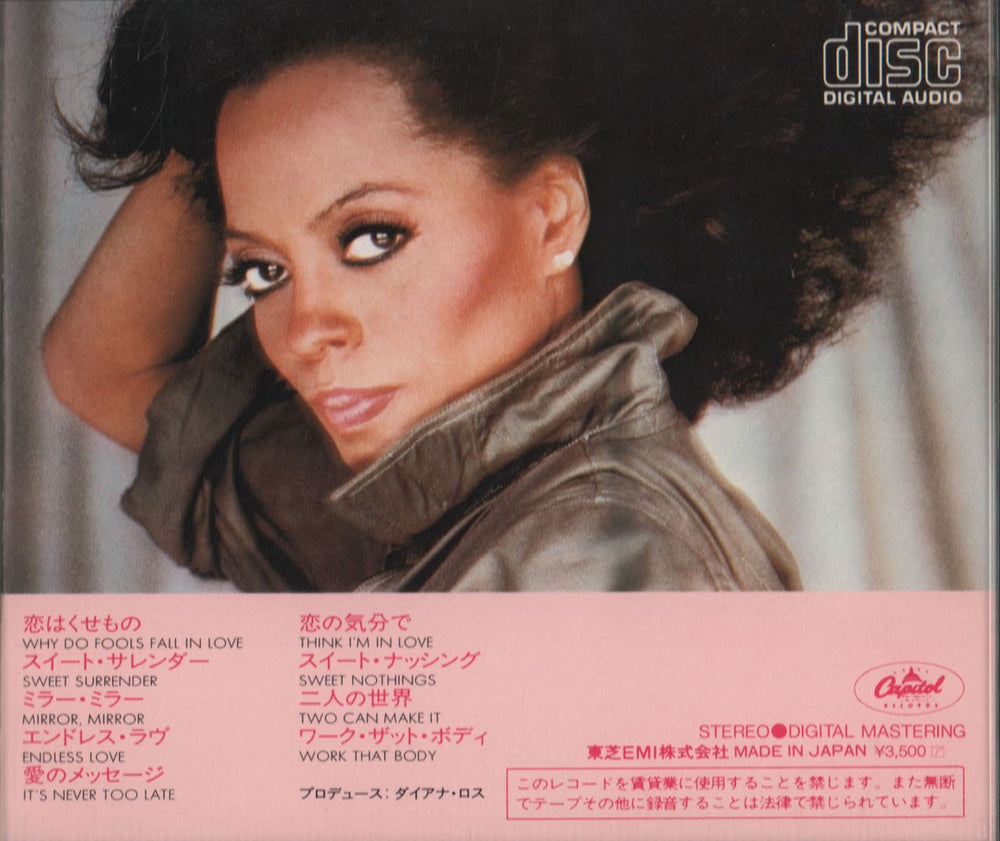 Diana Ross Why Do Fools Fall In Love Japanese CD album (CDLP) DIACDWH647039