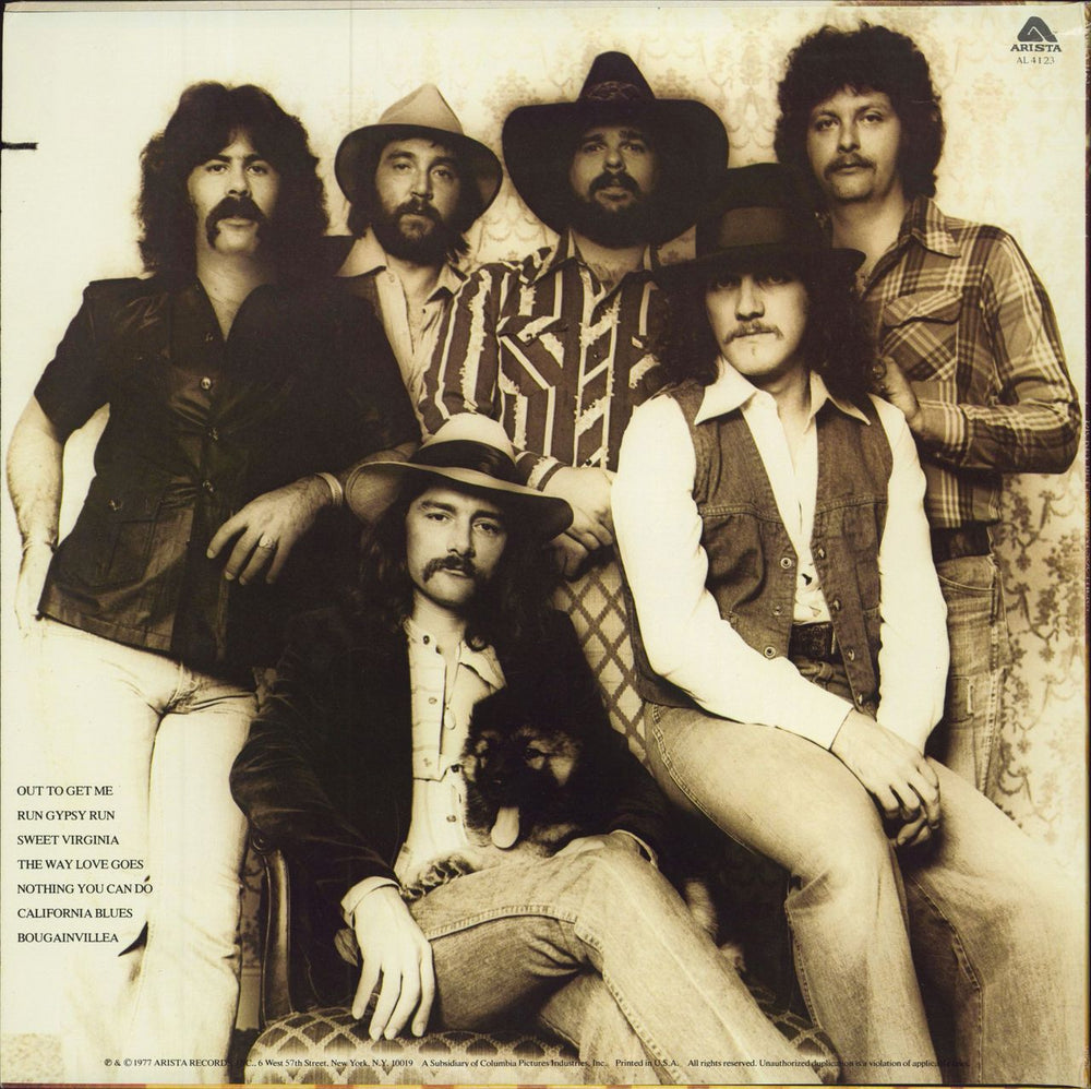 Dickey Betts Dickey Betts & Great Southern US vinyl LP album (LP record)