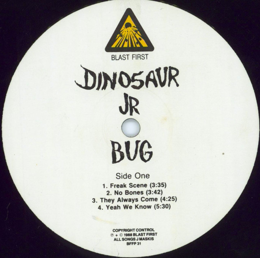 Dinosaur Jr Bug - 1st - Misprint - EX UK vinyl LP album (LP record) DJRLPBU807995