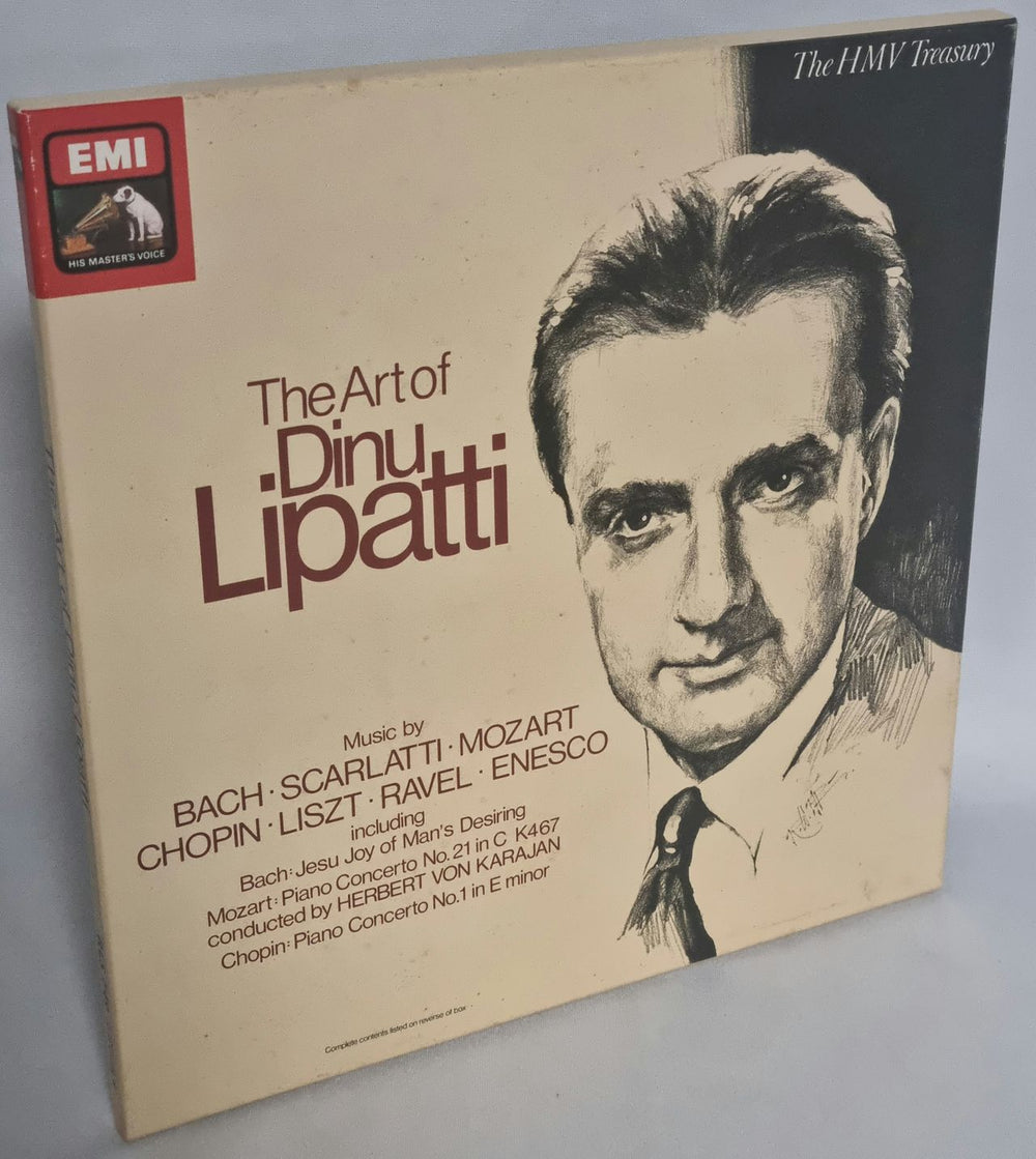 Dinu Lipatti The Art of Dinu Lipatti UK Vinyl Box Set RLS749