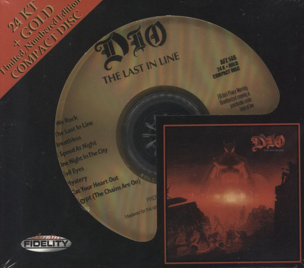 Dio The Last In Line US CD album (CDLP) AFZ146