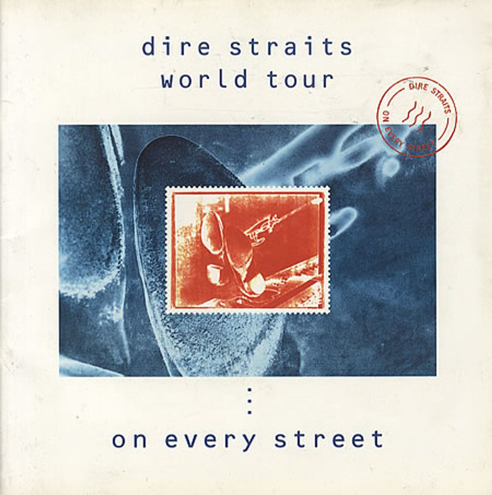 Dire Straits World Tour - On Every Street UK tour programme TOUR PROGRAMME