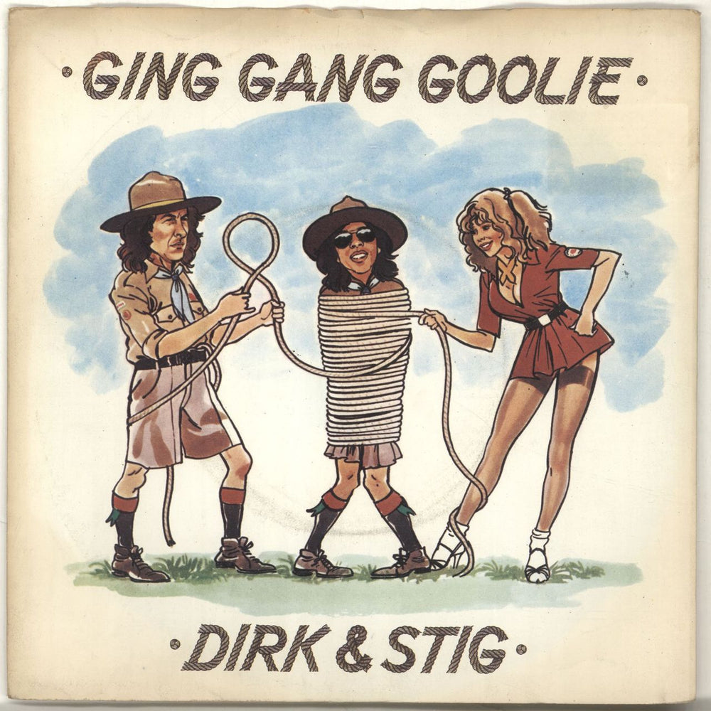 Dirk & Stig Ging Gang Goolie UK 7" vinyl single (7 inch record / 45) EMI2852