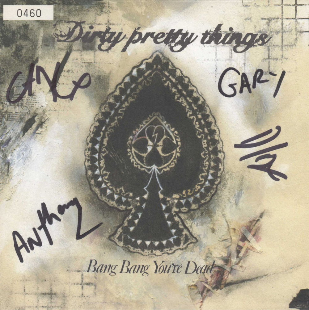 Dirty Pretty Things Bang Bang You're Dead - Fully Autographed UK 7" vinyl single (7 inch record / 45) 9854374