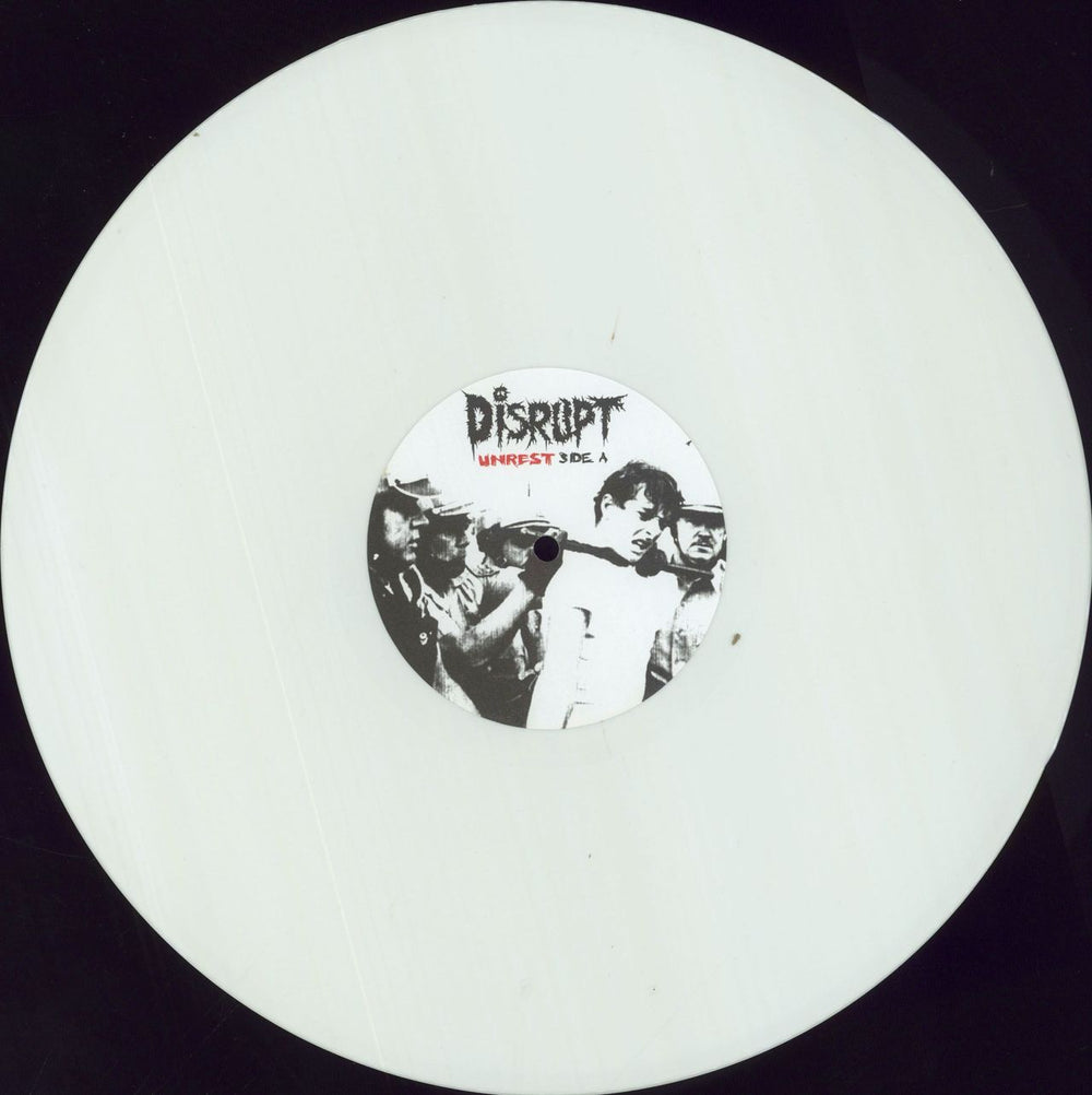 Disrupt Unrest - White Vinyl US vinyl LP album (LP record) E7WLPUN831917