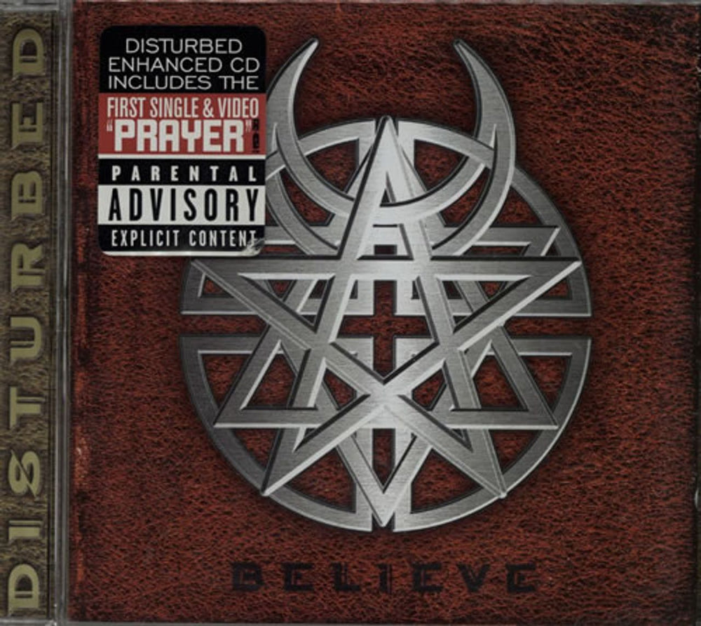 Disturbed Believe UK CD album (CDLP) 9362483582