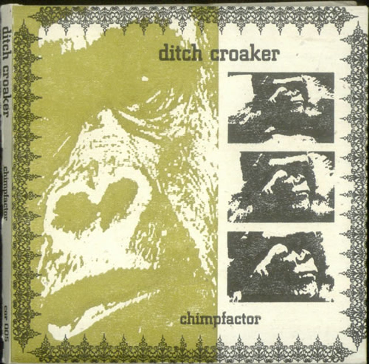 Ditch Croaker Chimpfactor US CD album (CDLP) COR005