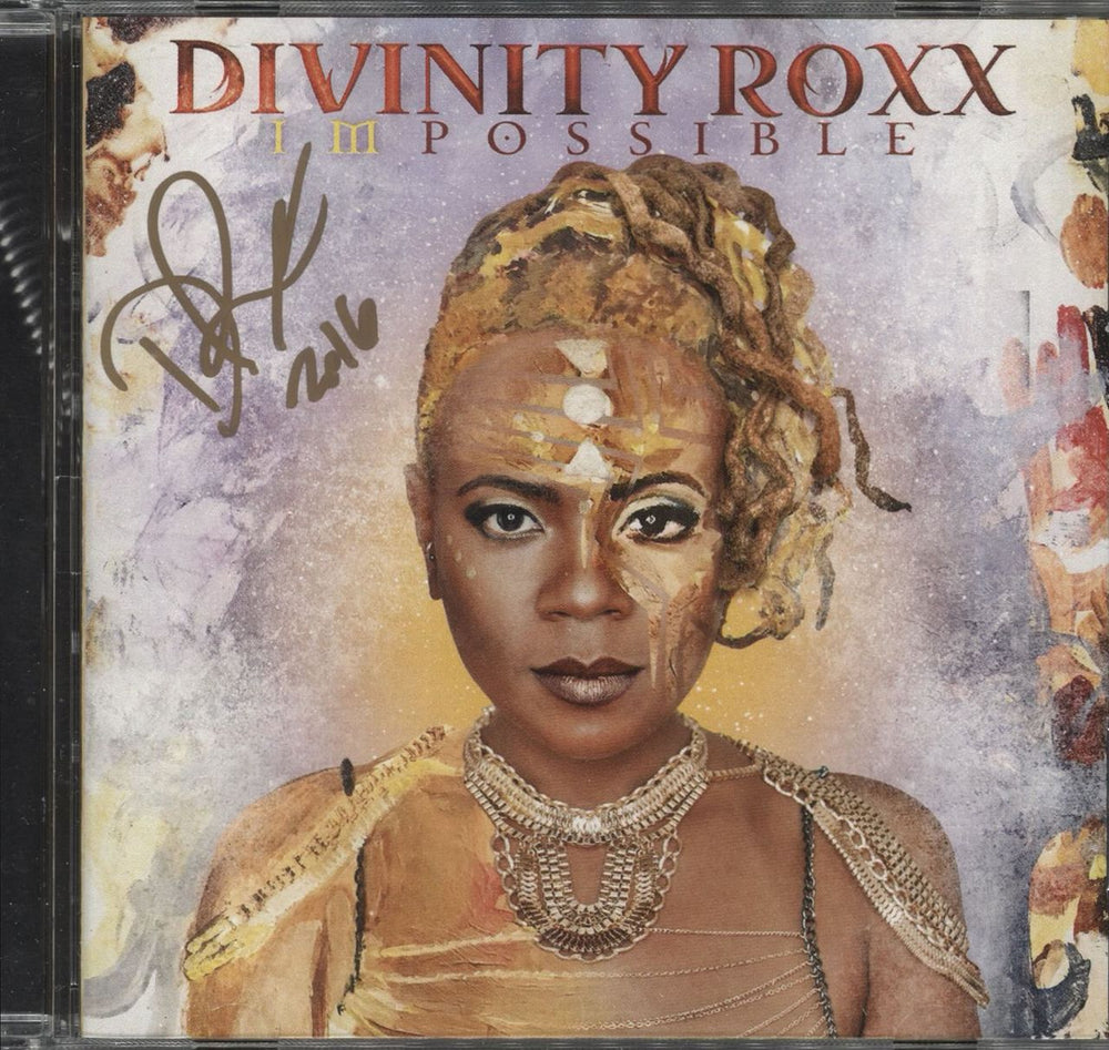 Divinity Roxx ImPossible - Autographed US CD album (CDLP) 859716928371