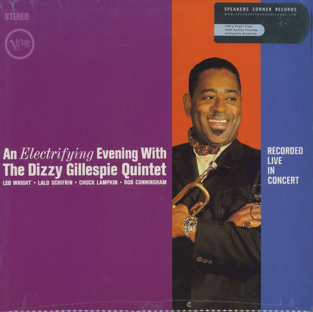 Dizzy Gillespie An Electrifying Evening With The Dizzy Gillespie Quintet - 180gm German vinyl LP album (LP record) V6-8401