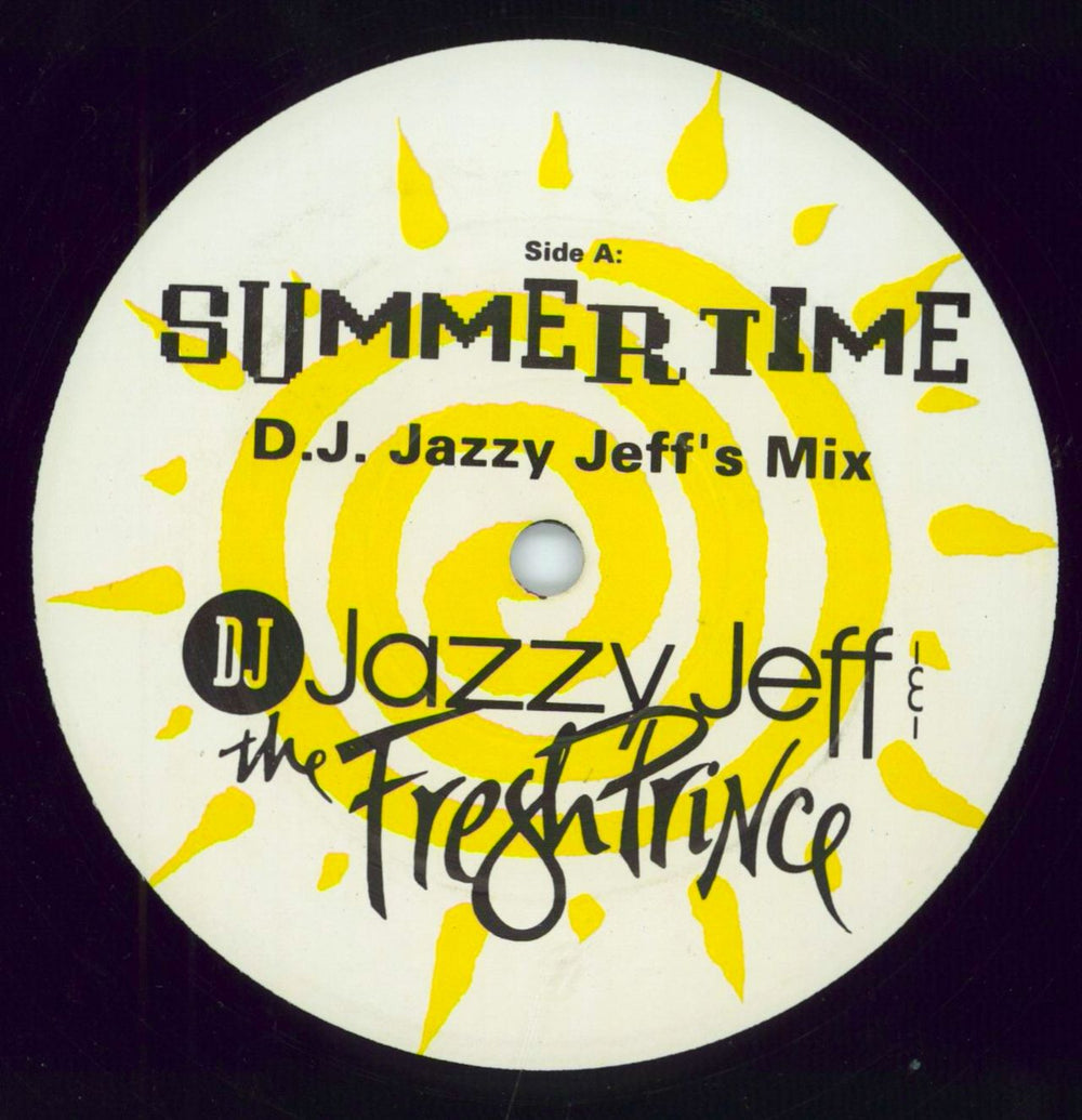 DJ Jazzy Jeff & The Fresh Prince Summertime UK 12" vinyl single (12 inch record / Maxi-single) JIVET279